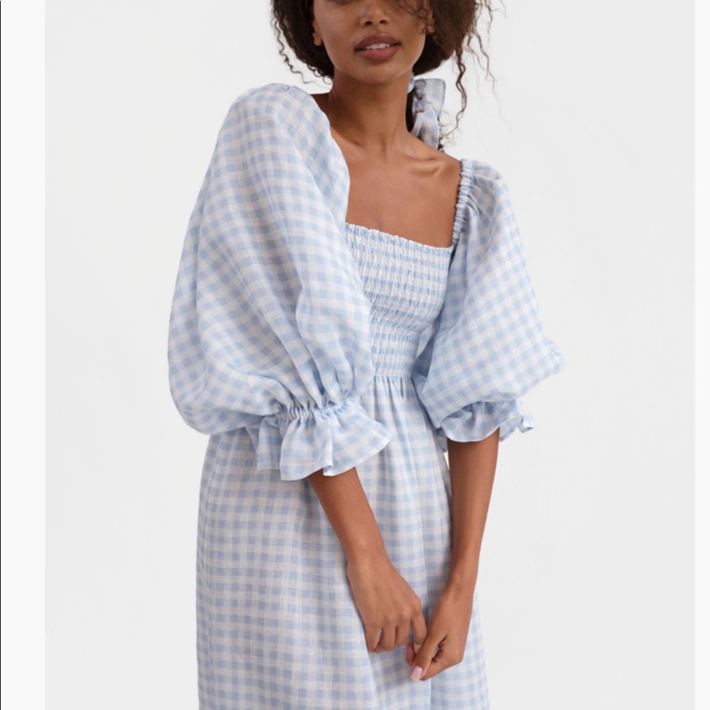 Daily Sleeper Atlanta Linen Dress, M